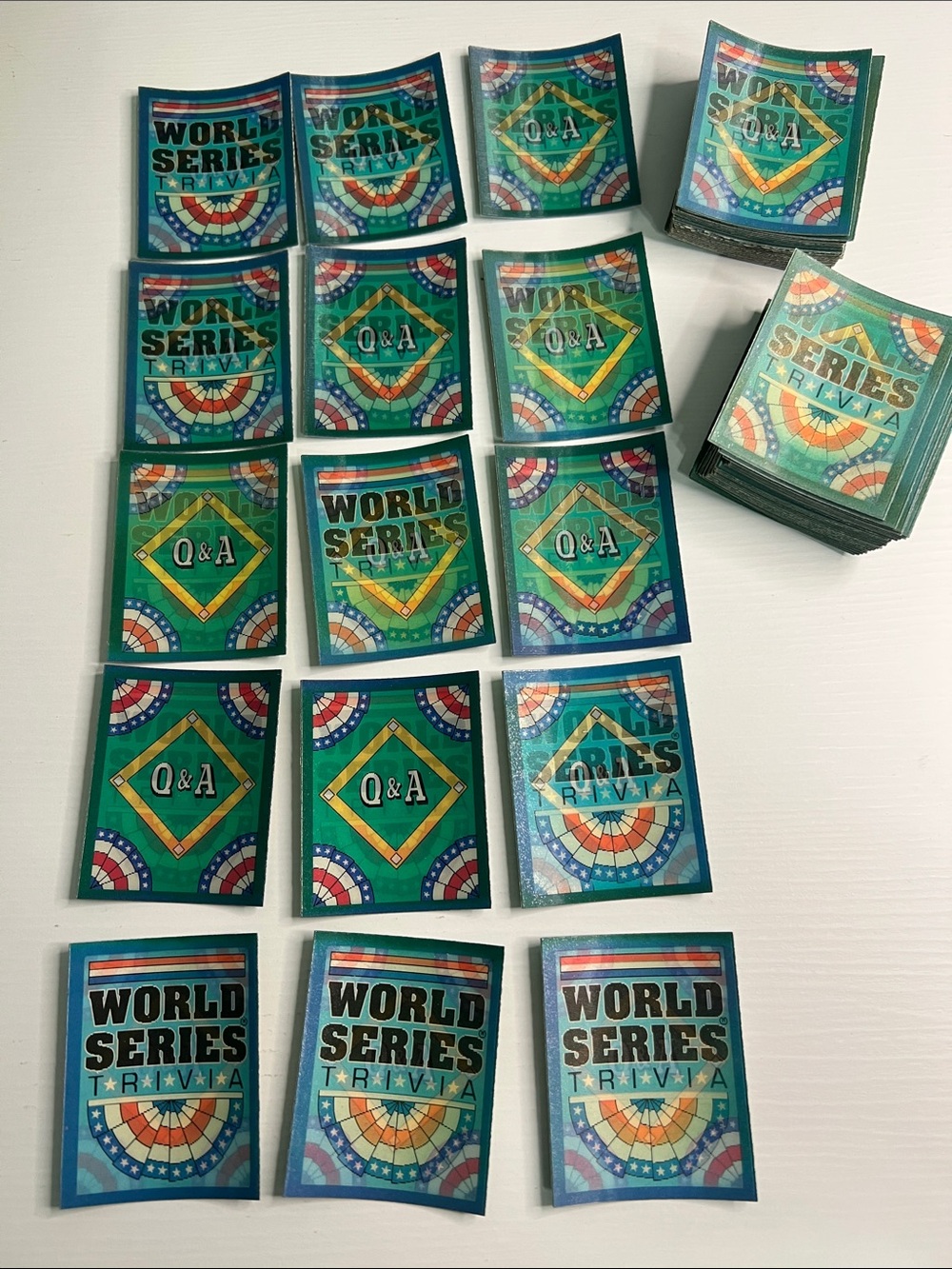 1991 World Series Trivia Q&A Trading Card Game - 60+ (Mini)